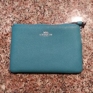 COACH Wristlet (Aqua)